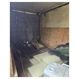 8x18 Aluminum Storage Container, Rollup Rear Door and 46" Side Door, Does Not Include any Contents