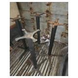 4 Metal Bar table Stands