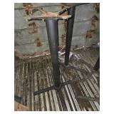 4 Metal Bar table Stands