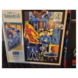 1 Captain America and 1 Fantastic 4 500 Piece puzzles
