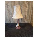 Small Decorative Glass Lamp with Shade