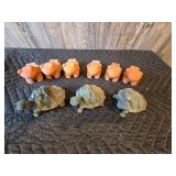 Decorative Frog and Turtle Lawn Decor