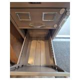 3 Drawer Rolling Metal File Cabinet with Key