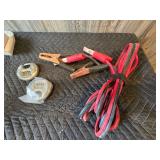 (2) Heavy Duty Combination Locks and Pair of Jumper Cables