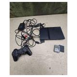 PlayStation II Game Console with two Memory Sticks