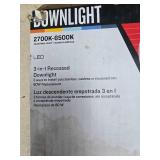(5) 4 Inch Recessed Led Downlights