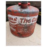 Vintage Metal 5 Gallon Gas Can