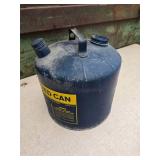 Vintage Metal 5 Gallon Gas Can