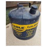 Vintage Metal 5 Gallon Gas Can