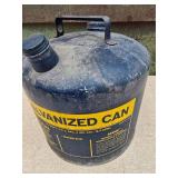 Vintage Metal 5 Gallon Gas Can