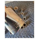 3/8" and 1/2" Sockets, Snap-on, Craftsman, S-K, Mostly Impact Sockets, Various Sizes
