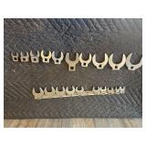 (2) Sets of Crowfoot Wrenches, One Set Mostly Snap-on