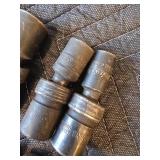 Various Size Swivel Sockets and Adapters, Snap-on, Mac Standard and Metric Sizes