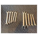 Snap-on Metric and Standard Crowfoot Wrench Sets, 3/8"-5/8" and 9-19 Metric