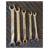 Snap-on Metric and Standard Crowfoot Wrench Sets, 3/8"-5/8" and 9-19 Metric