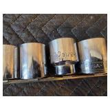 Assorted Sockets, Standard and Metric, Snap-on, Mac, Craftsman, S-K