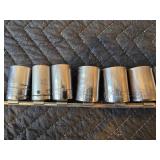 Assorted Sockets, Standard and Metric, Snap-on, Mac, Craftsman, S-K