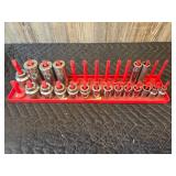 Assorted Deep and Shallow Sockets, Mac, S-K Etc.