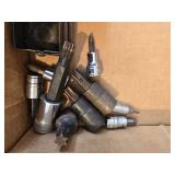 Box of Assorted Tools, Specialty Adapters, 1/4