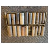 Assorted 1/2" Drive Sockets, Mostly Impact Sockets, Some Snap-on