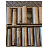 Assorted 1/2" Drive Sockets, Mostly Impact Sockets, Some Snap-on