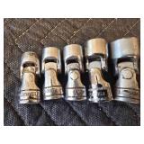 Snap-on Deep Swivel Sockets 7/16"-11/16", Shallow Snap-on Sockets 3/8",7/16",1/2",15mm,11/16