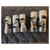 Snap-on Deep Swivel Sockets 7/16"-11/16", Shallow Snap-on Sockets 3/8",7/16",1/2",15mm,11/16