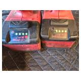 Snap-on 18V 3/8" and 1/2" Drive Cordless Impacts with Charger and 2 Batteries