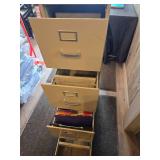 HON 4 Drawer File Cabinet with Key