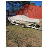 1984 20ft. Sea Ray, Open Bow, Inboard/Outboard Boat and Trailer