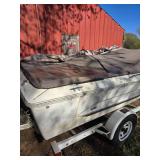 1984 20ft. Sea Ray, Open Bow, Inboard/Outboard Boat and Trailer