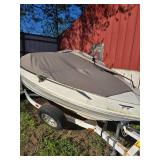1984 20ft. Sea Ray, Open Bow, Inboard/Outboard Boat and Trailer