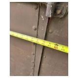 8x18 Aluminum Storage Container, Rollup Rear Door and 46" Side Door, Does Not Include any Contents