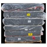 Pallet of 6 Assorted Queen Mattresses - Mixed Comfort Styles and Models - Liquidation Lot - $12,794 MSRP