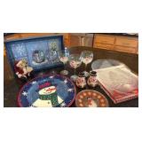 wintery and snowman entertaining collection