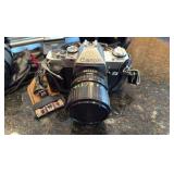 Canon AL-1 Camera and Vivitar, lens and flash