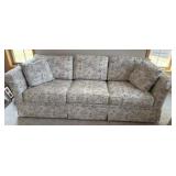 floral designed sofa