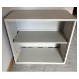 Steelcase Office quality two shelf open metal cabinet