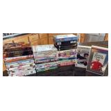 Assortment of kids, chick flick movies and VHS tapes