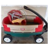 Little Tykes wagon and Fisher-Price swing