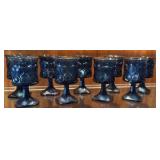 Noritake Spotlight Blue goblets