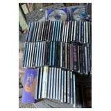 Collection of music CDs from a variety of artists
