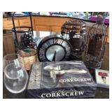 wine collection along with corkscrew and it’s always time for wine