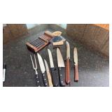 knife collection, cut things of all sizes and shapes