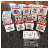 The Americana figurine collection along with the pewter collection in boxes