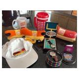 Oscar Mayer product advertisement and 1997 Super Bowl watches