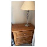 Oak style nightstand by Thomasville