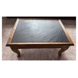 Coffee table with Slate insert