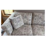 floral designed sofa