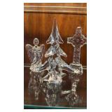 Vintage Tuscany Brand Christmas tree and other beautiful crystal pieces